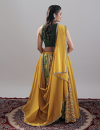 Mirror Blouse chaniya choli
