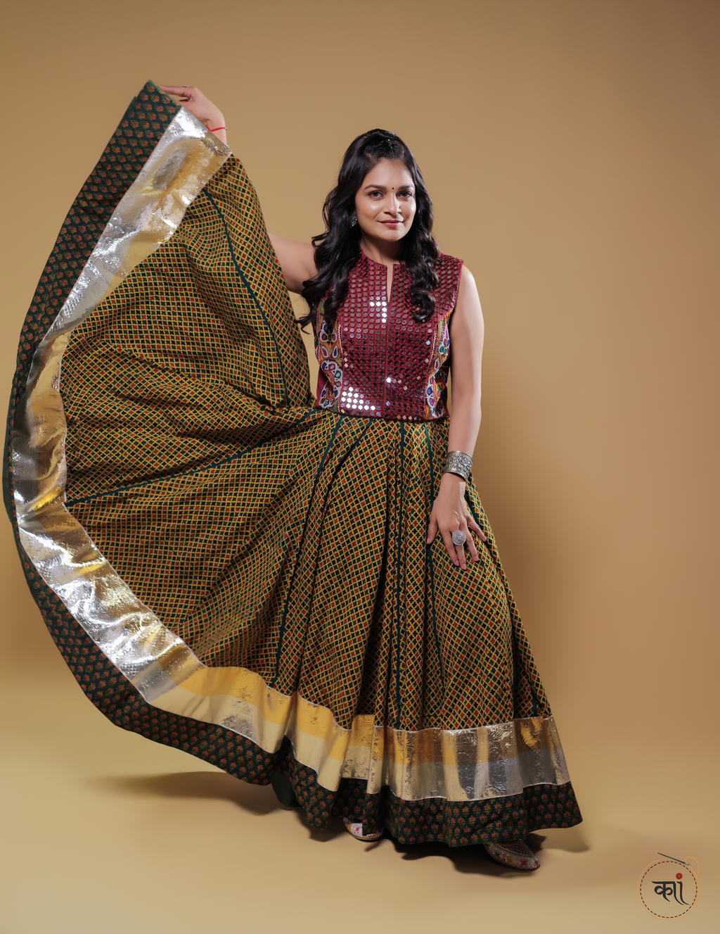 Mirror chaniya choli