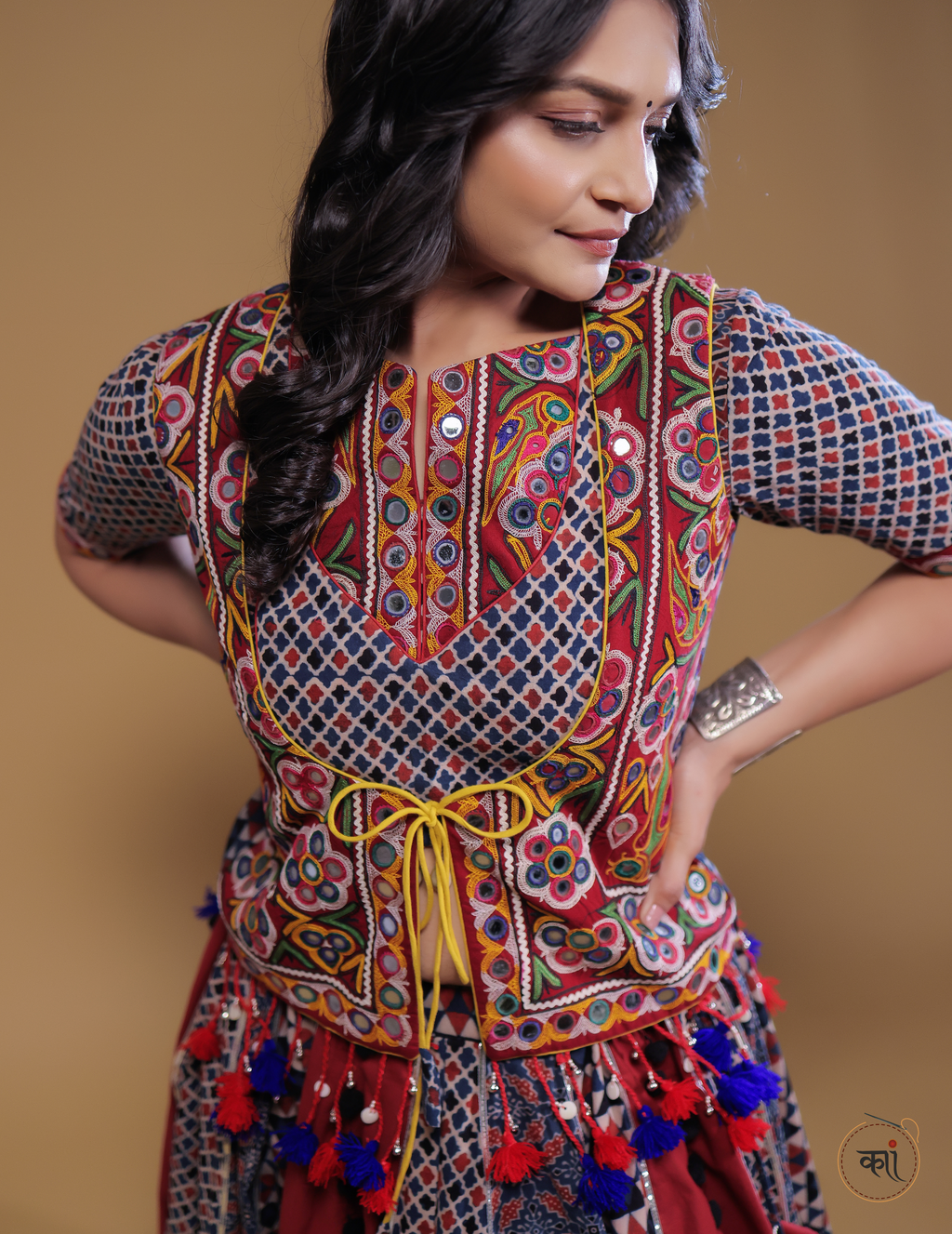 Ajrakhi chaniya choli