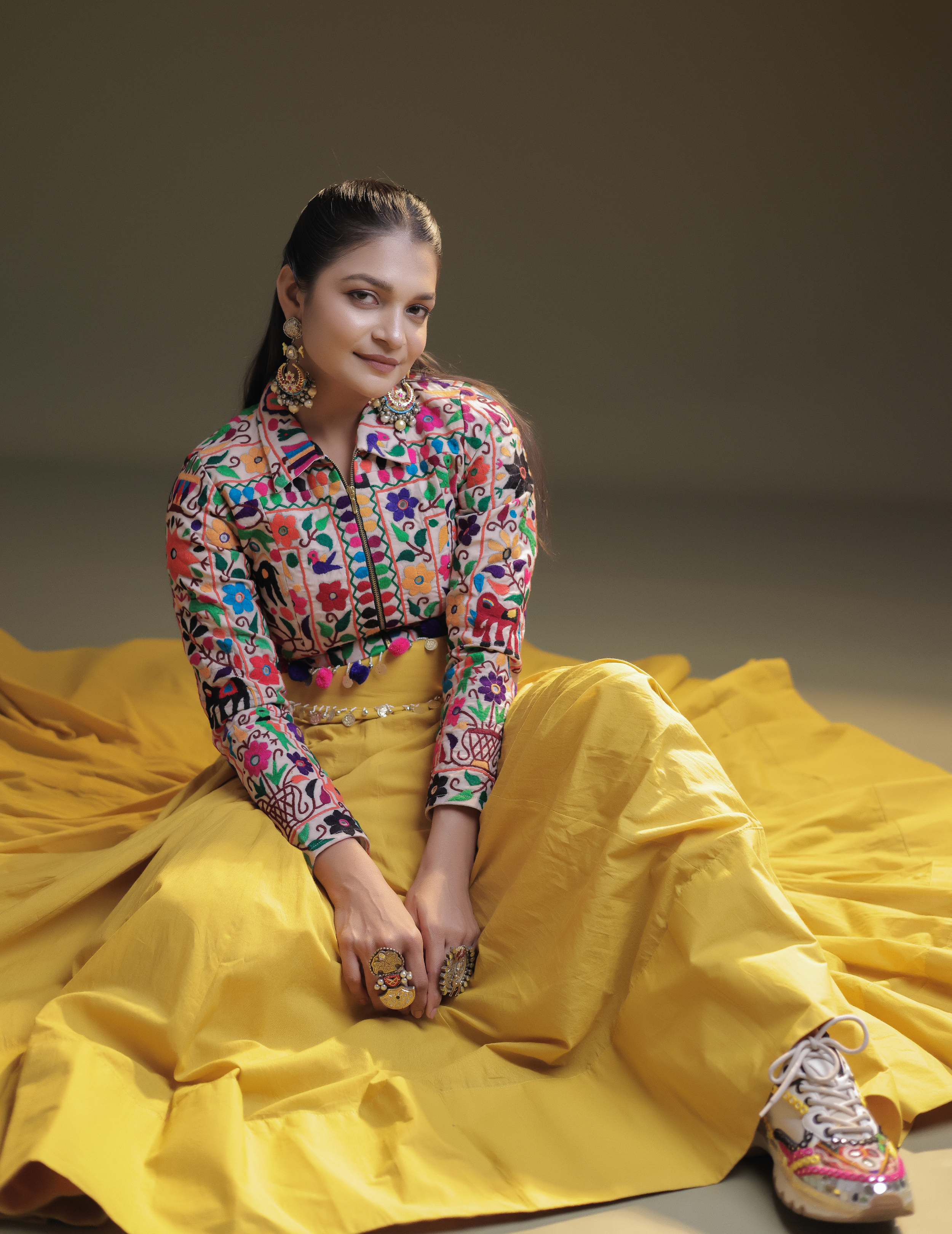 Heer Fusion chaniya choli