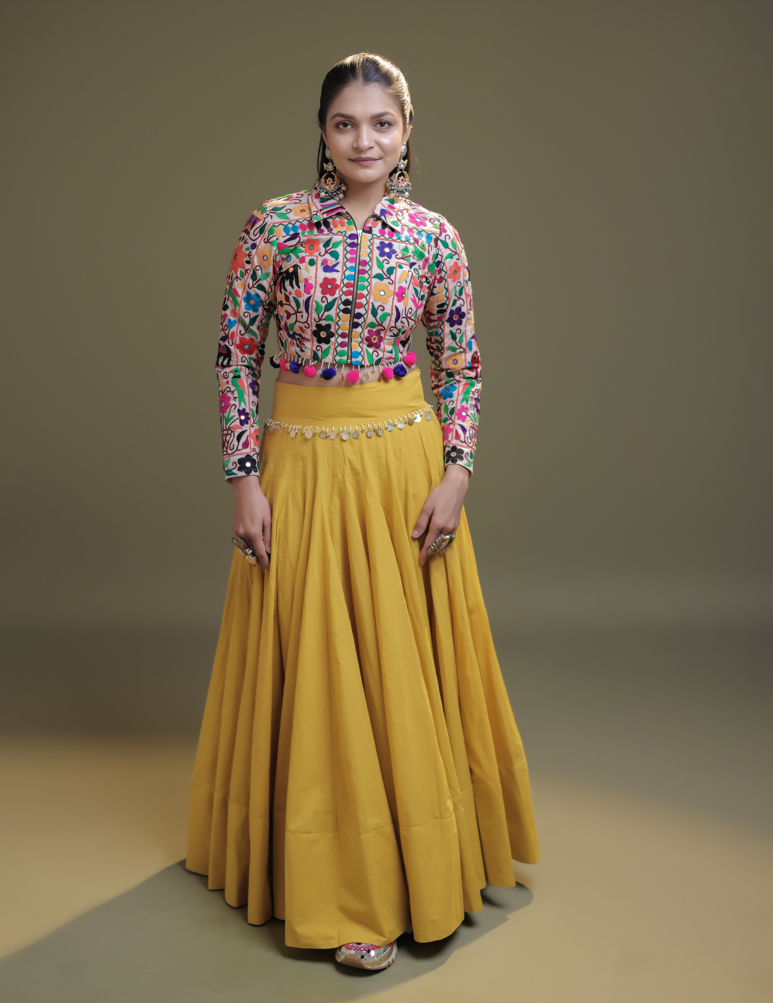 Heer Fusion chaniya choli