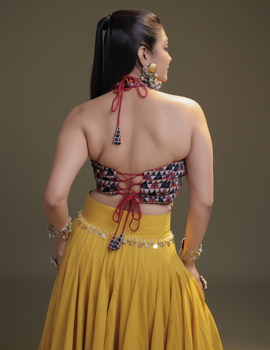 Spaghetti chaniya choli