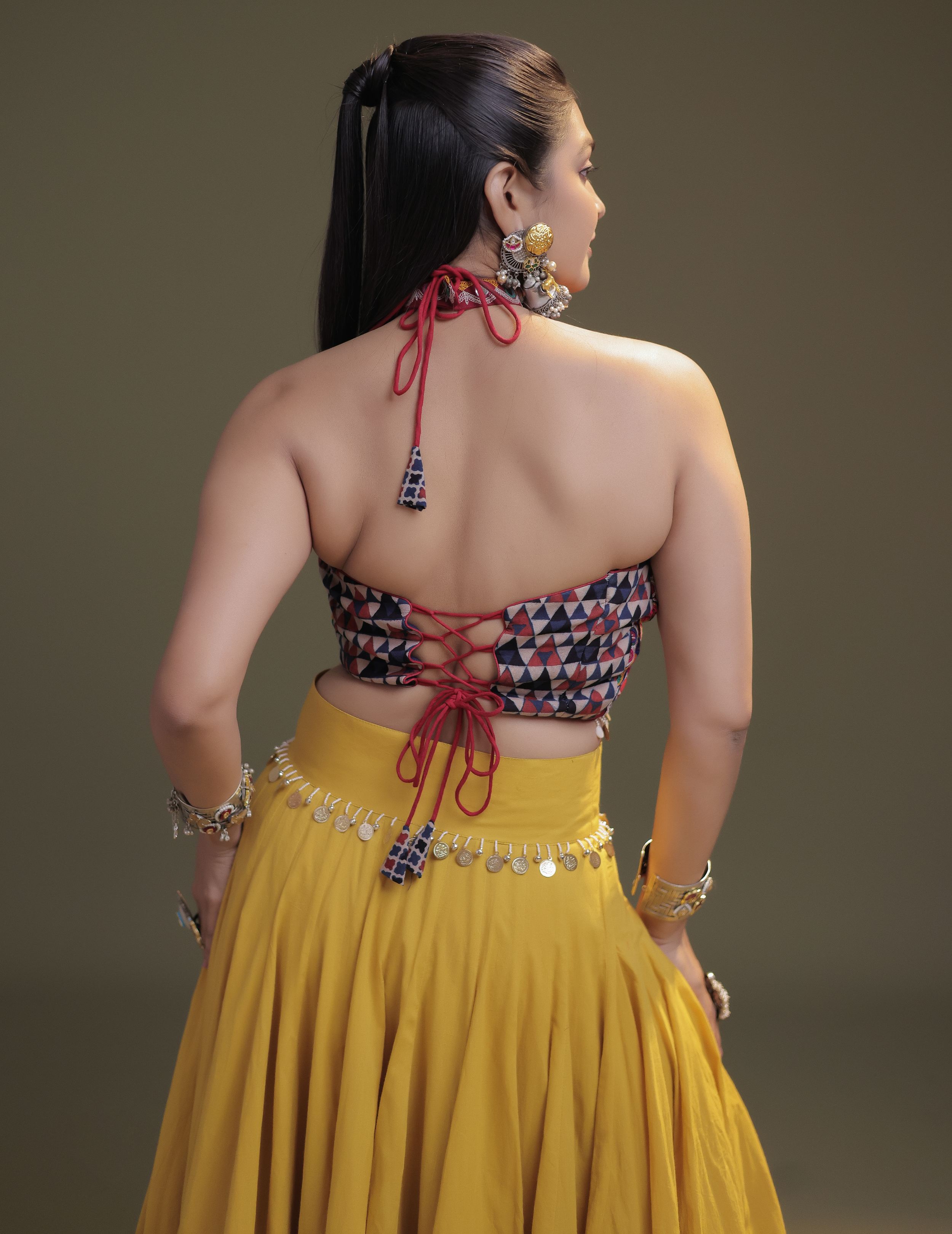 Spaghetti chaniya choli