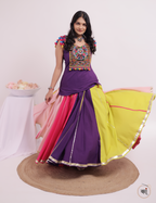 Multi colour ghaghra choli